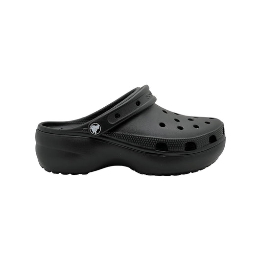 CROCS NEGRE PLATAFORMA DONA