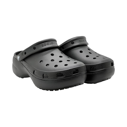 CROCS NEGRE PLATAFORMA DONA
